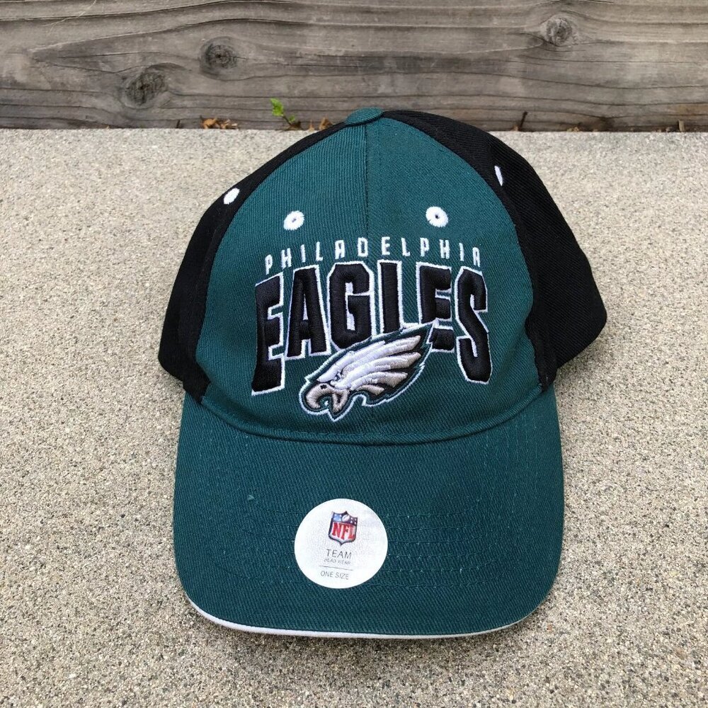 Vintage NFL TEAM APPAREL Philadelphia Eagles Hat Men's NFL Green Adjustable Cap‍